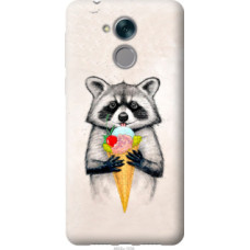 Чехол на Huawei Honor 6C Енотик с мороженым (4602u-1034)