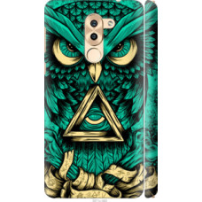 Чехол на Huawei Mate 9 Lite Сова Арт-тату (3971c-474)