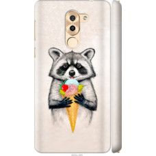 Чехол на Huawei Mate 9 Lite Енотик с мороженым (4602c-474)