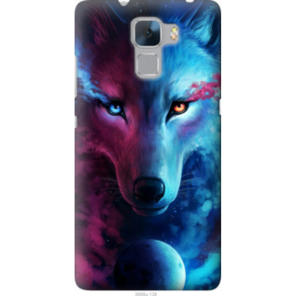 Чохол на Huawei Honor 7 Арт-волк (3999u-138)