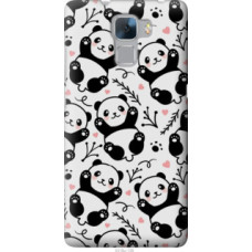 Чехол на Huawei Honor 7 Панды (4318u-138)