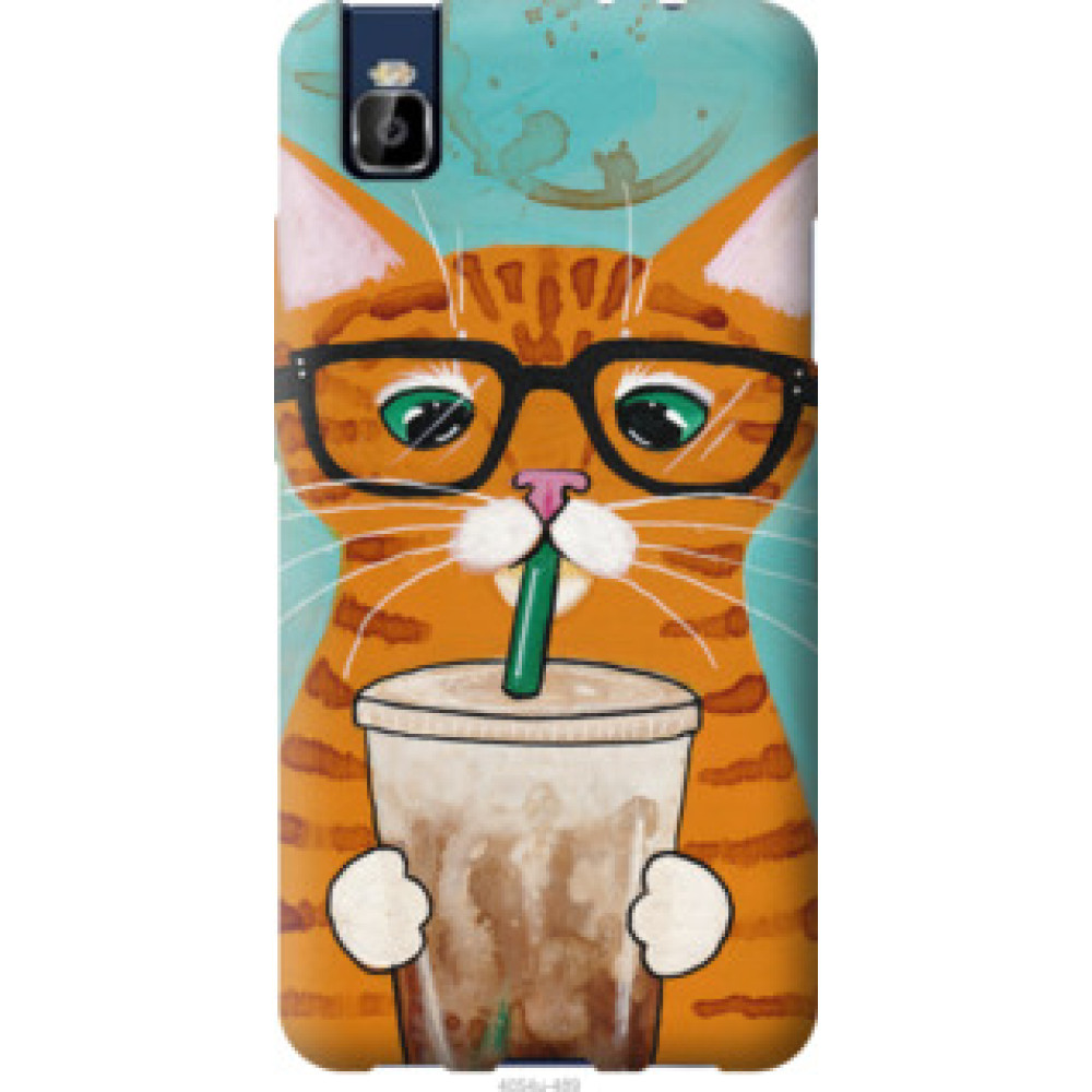 Чехол на Huawei Honor 7i Зеленоглазый кот в очках (4054u-489)