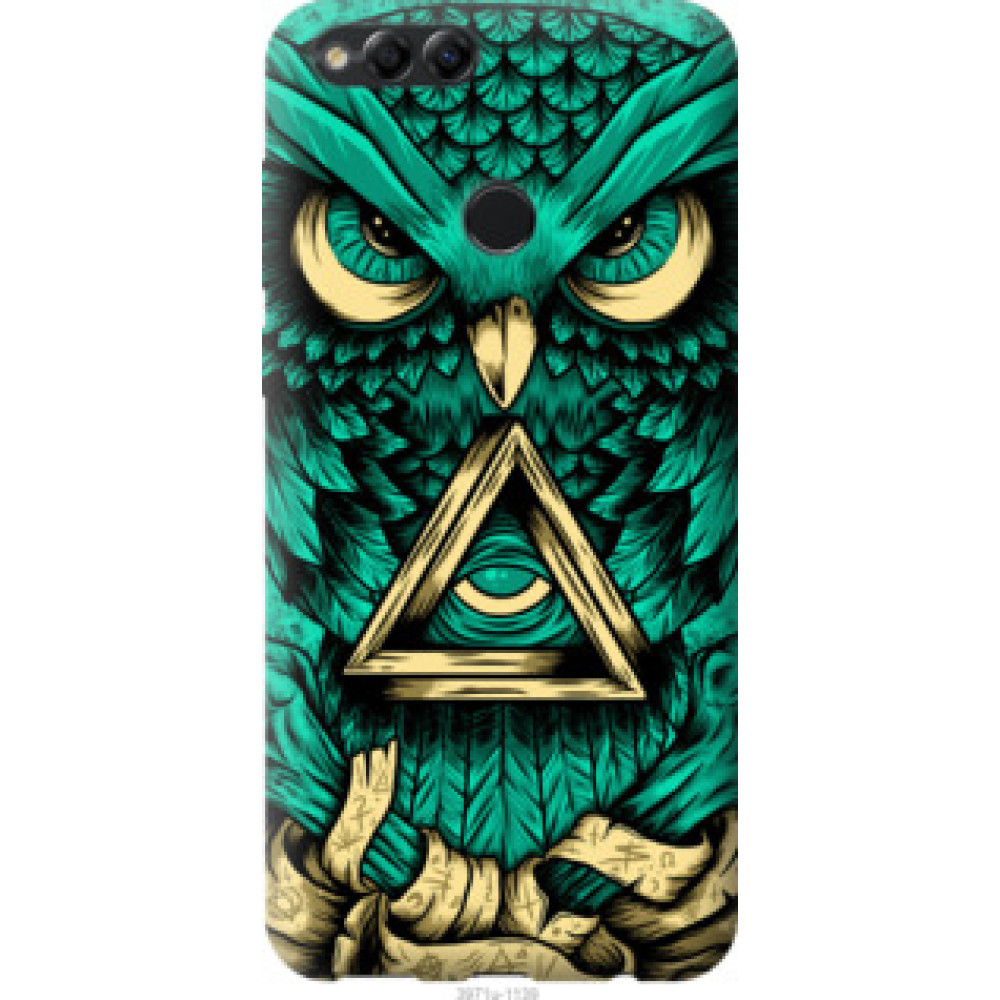 Чехол на Huawei Honor 7X Сова Арт-тату (3971u-1139)