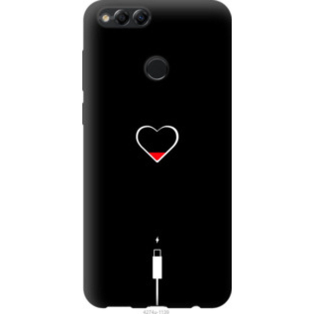 Чохол на Huawei Honor 7X Подзарядка сердца (4274u-1139)