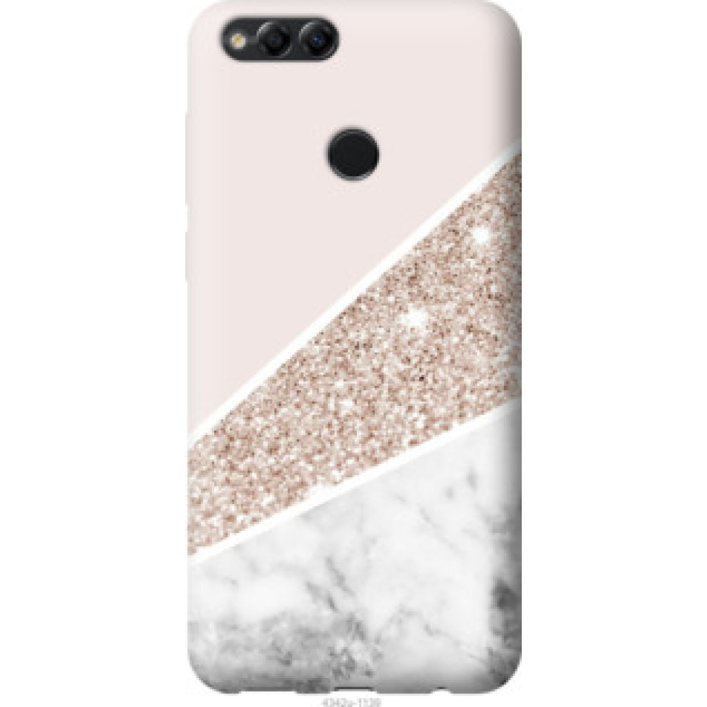 Чехол на Huawei Honor 7X Пастельный мрамор (4342u-1139)
