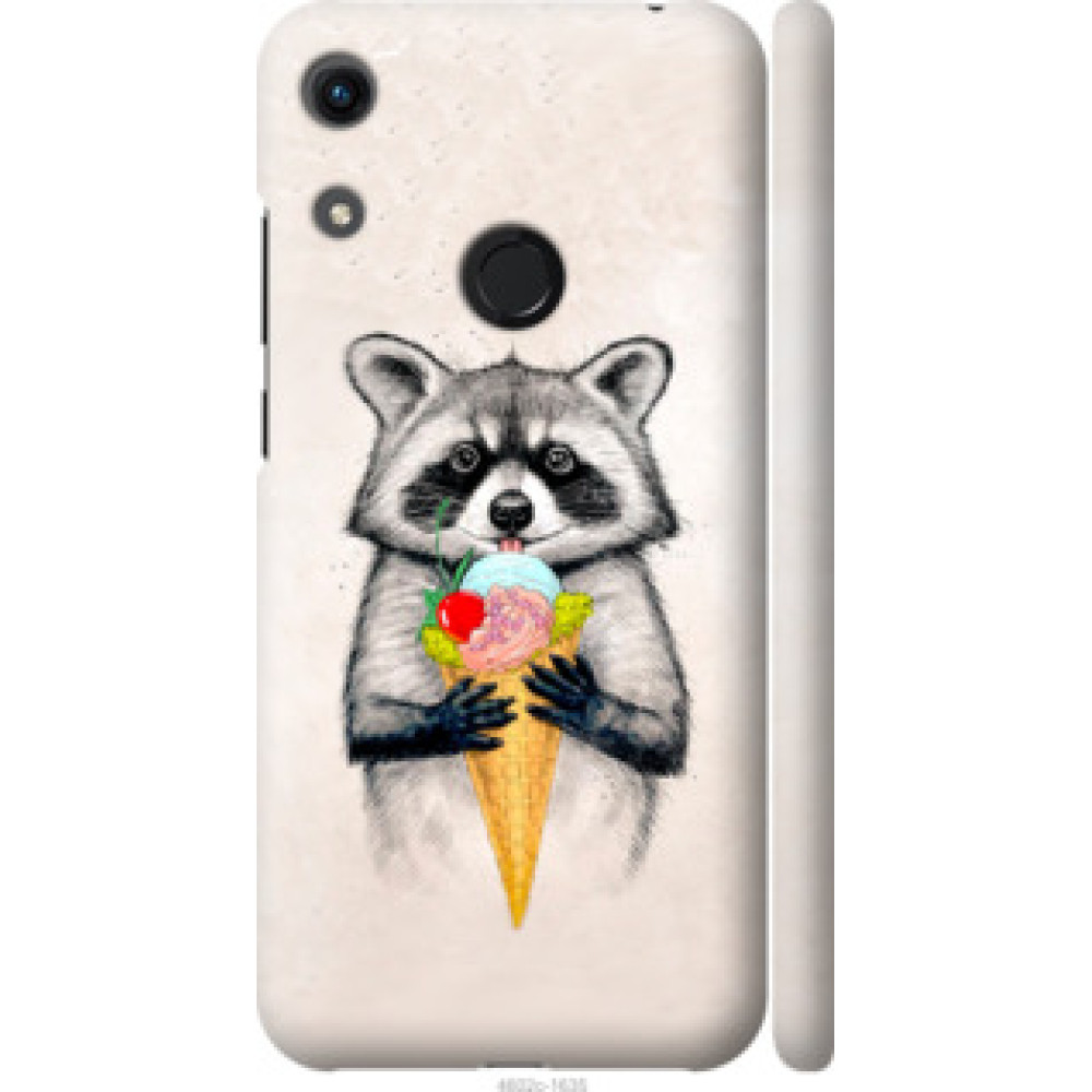 Чохол на Huawei Y6s Енотик с мороженым (4602c-1871)