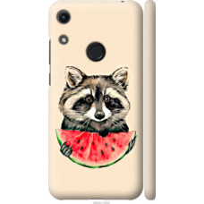 Чехол на Huawei Y6s Енотик с арбузом (4605c-1871)