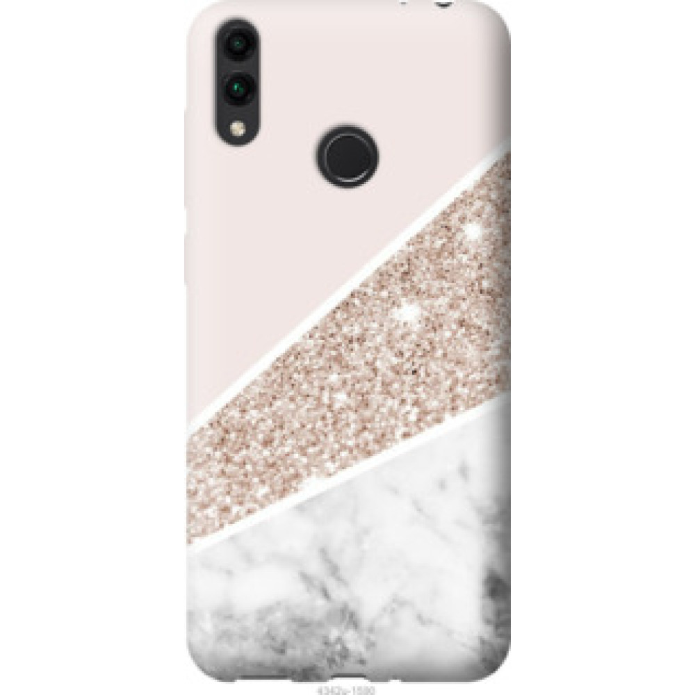Чехол на Huawei Honor 8C Пастельный мрамор (4342u-1590)