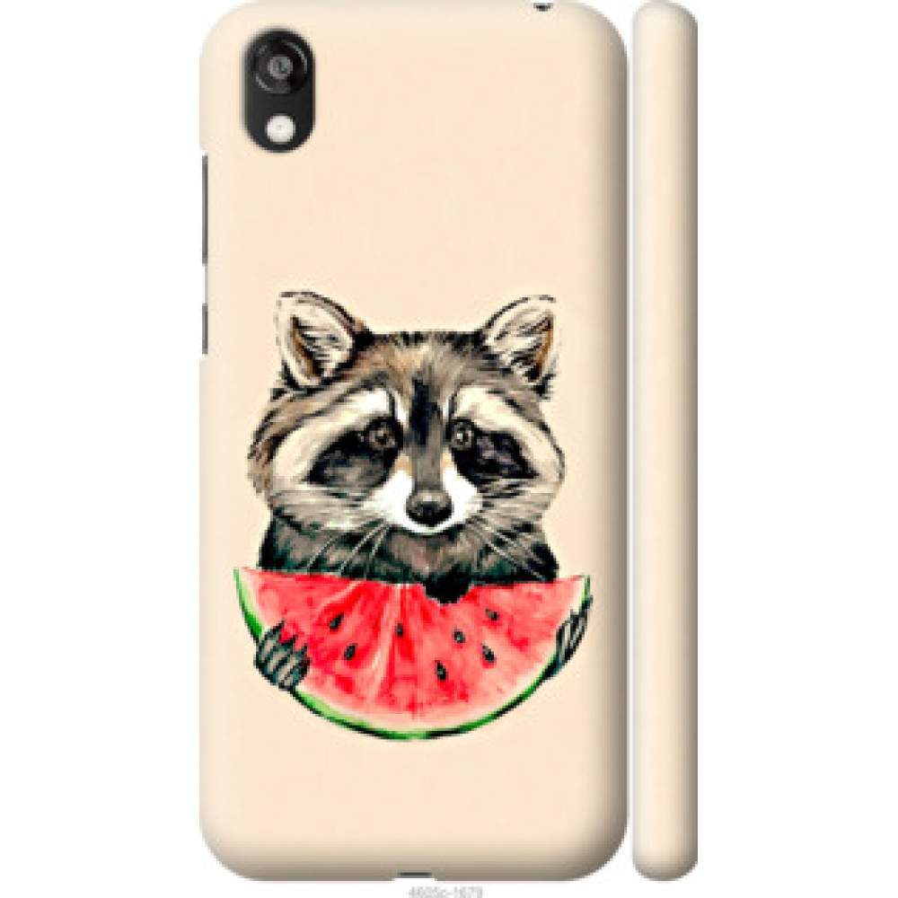 Чохол на Huawei Honor 8S Енотик с арбузом (4605c-1679)