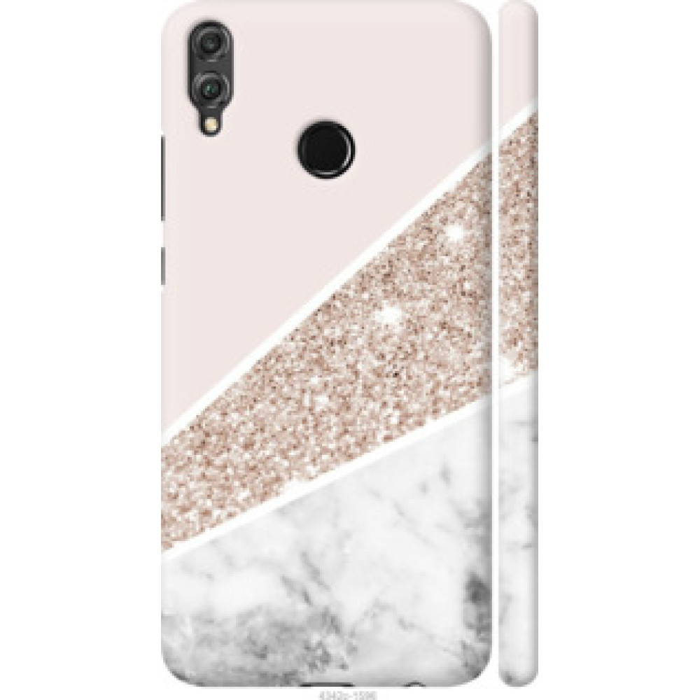 Чехол на Huawei Honor 8X Пастельный мрамор (4342c-1596)