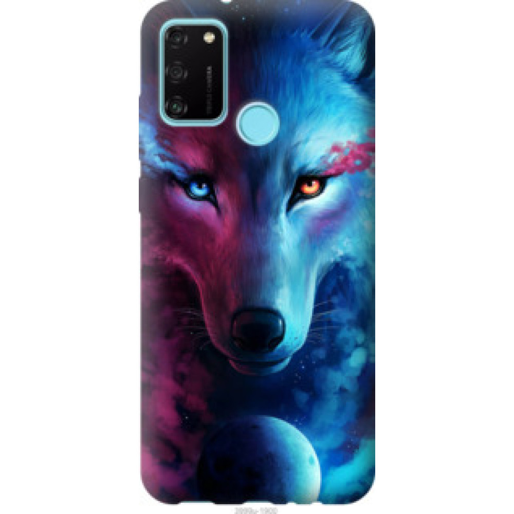 Чехол на Huawei Honor 9A Арт-волк (3999u-1900)