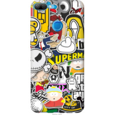 Чехол на Huawei Honor 9i Popular logos (4023u-1853)