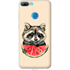 Чехол на Huawei Honor 9i Енотик с арбузом (4605u-1853)