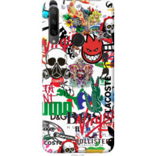 Чехол на Huawei Honor 9X Many different logos (4022u-1746)