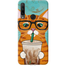 Чехол на Huawei Honor 9X Зеленоглазый кот в очках (4054u-1746)