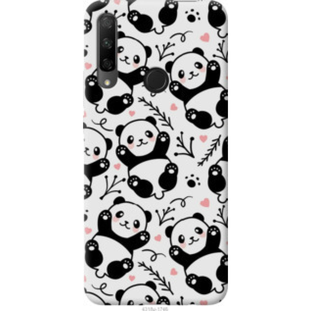 Чехол на Huawei Honor 9X Панды (4318u-1746)