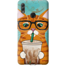 Чехол на Huawei Honor Note 10 Зеленоглазый кот в очках (4054u-1558)
