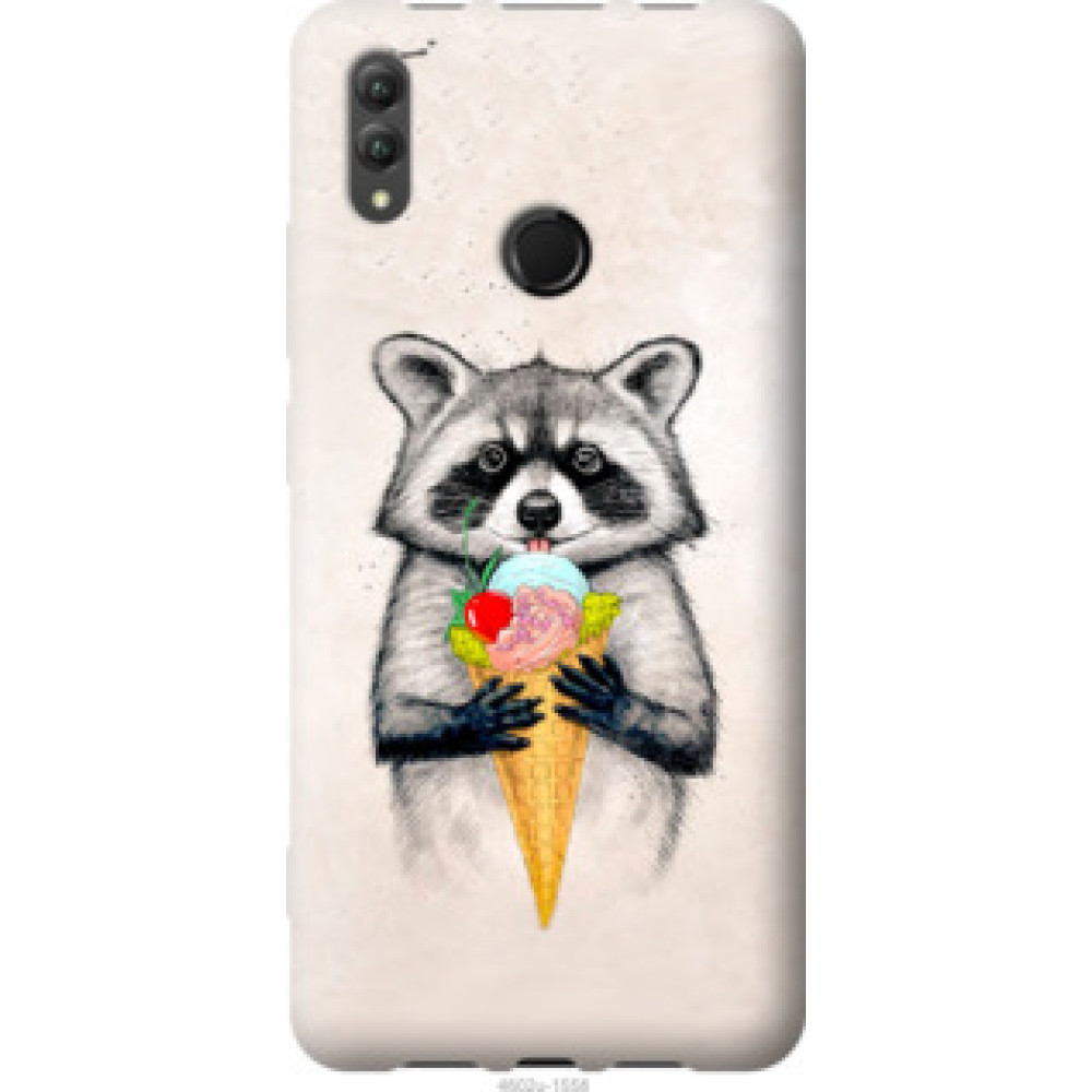 Чехол на Huawei Honor Note 10 Енотик с мороженым (4602u-1558)
