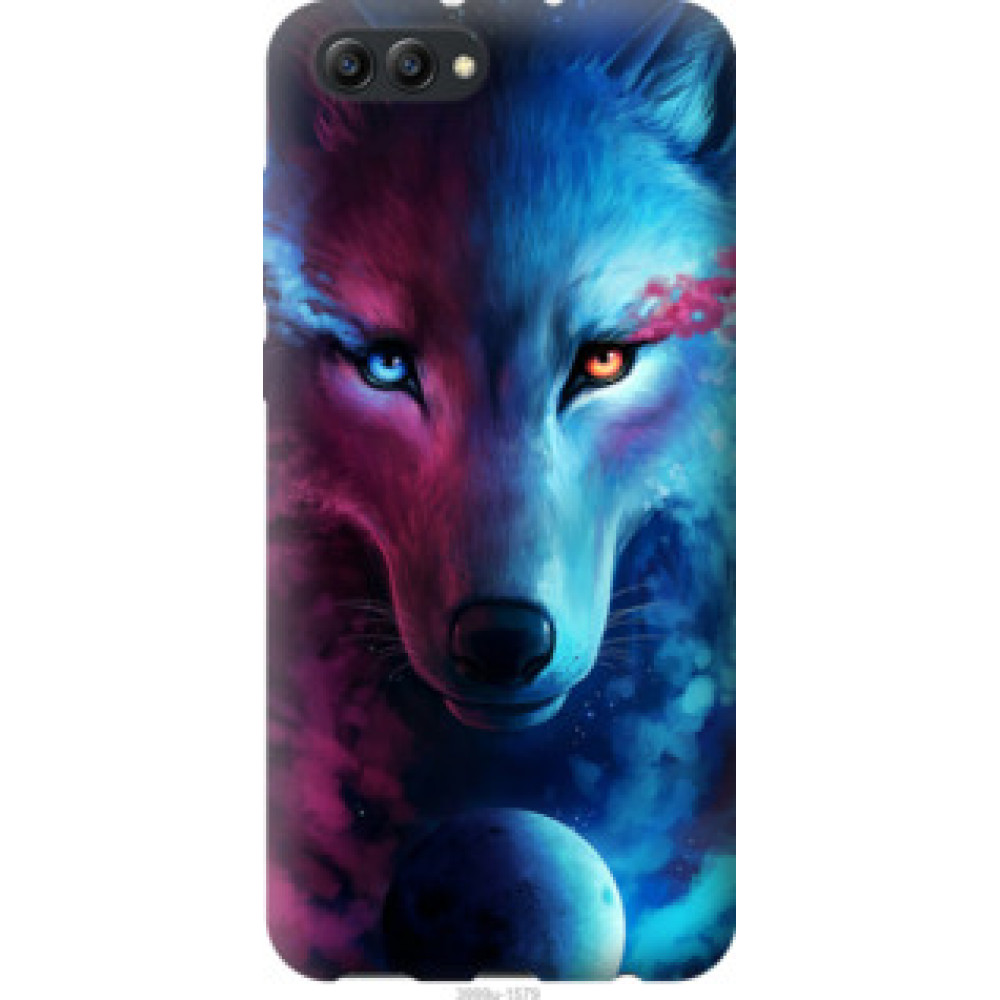 Чехол на Huawei Honor V10 / View 10 Арт-волк (3999u-1579)