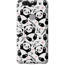 Чехол на Huawei Honor V8 Панды (4318u-608)