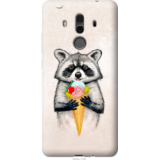 Чехол на Huawei Mate 10 Pro Енотик с мороженым (4602u-1138)
