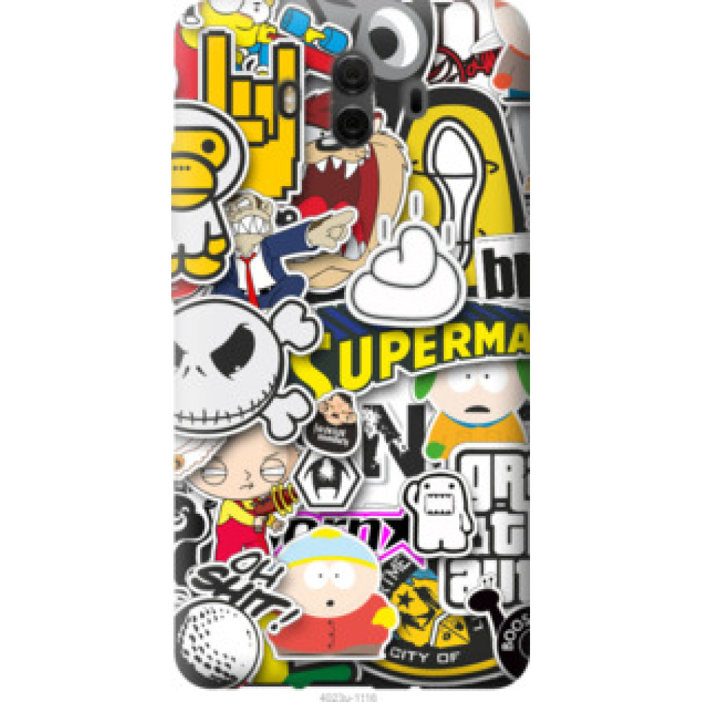 Чехол на Huawei Mate 10 Popular logos (4023u-1116)