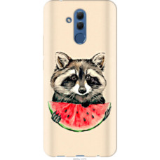 Чехол на Huawei Mate 20 Lite Енотик с арбузом (4605u-1575)