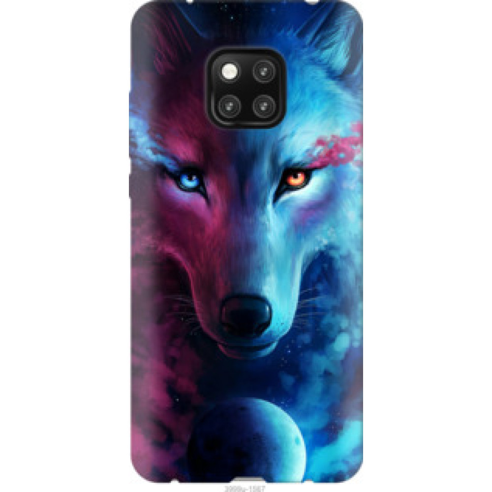 Чехол на Huawei Mate 20 Pro Арт-волк (3999u-1567)