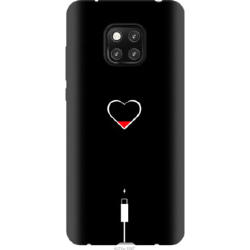 Чехол на Huawei Mate 20 Pro Подзарядка сердца (4274u-1567)