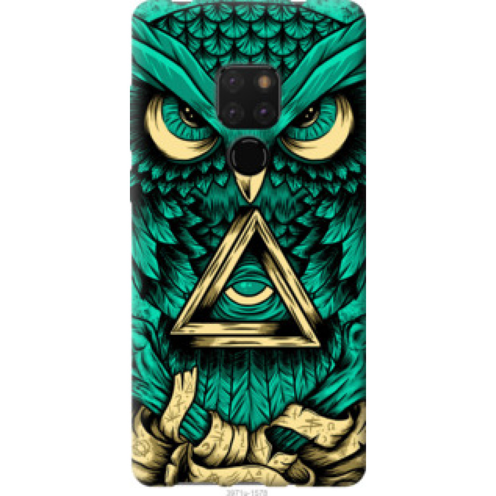 Чехол на Huawei Mate 20 Сова Арт-тату (3971u-1578)