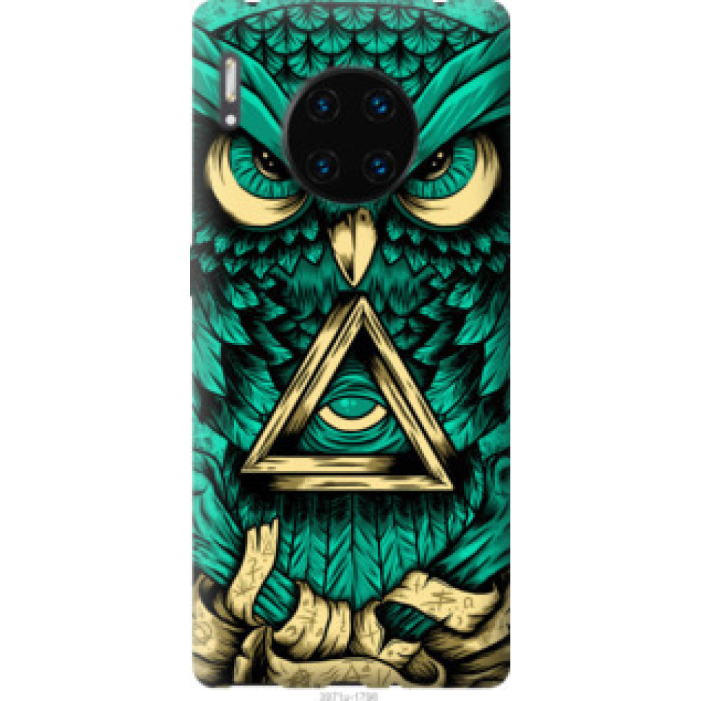 Чехол на Huawei Mate 30 Pro Сова Арт-тату (3971u-1796)