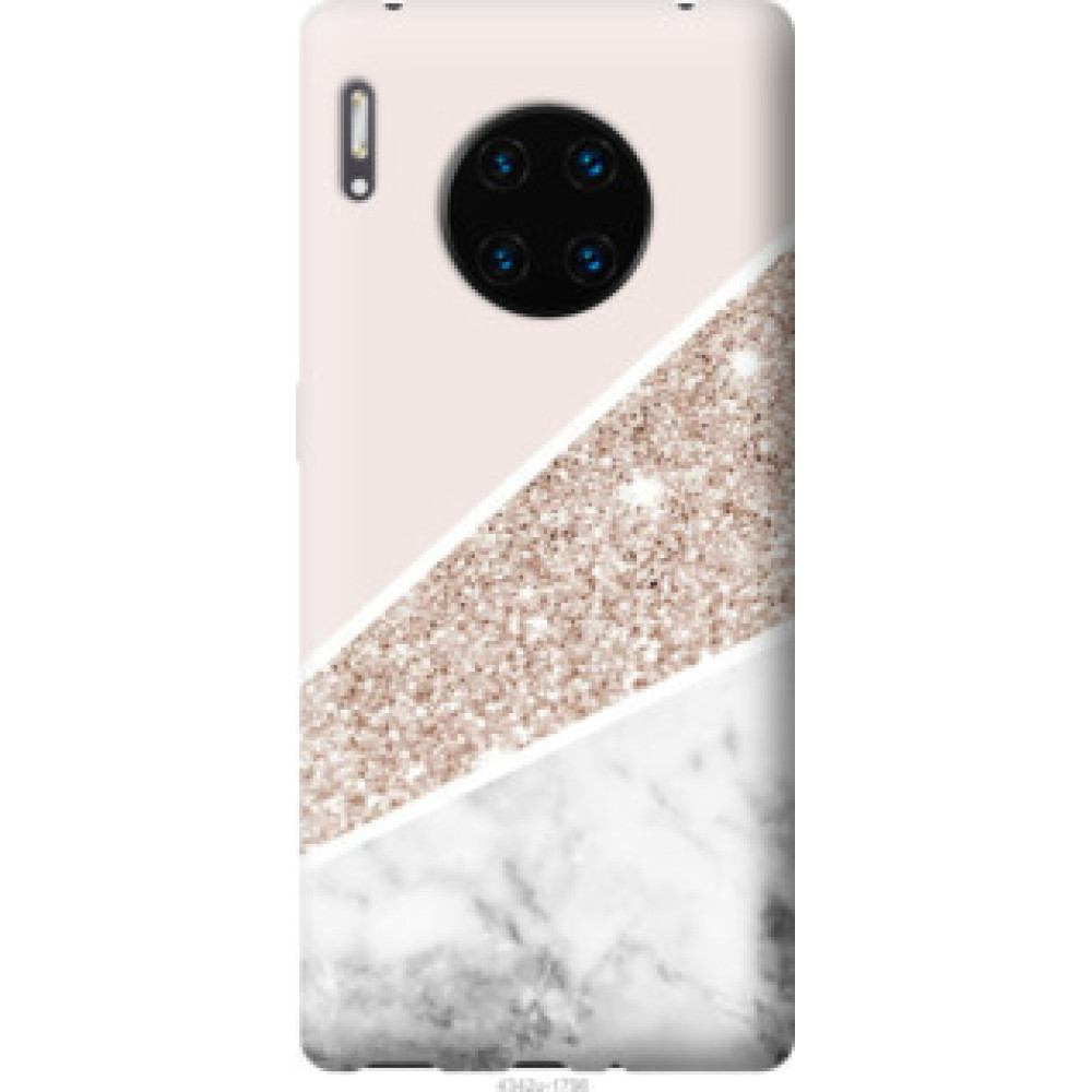 Чехол на Huawei Mate 30 Pro Пастельный мрамор (4342u-1796)