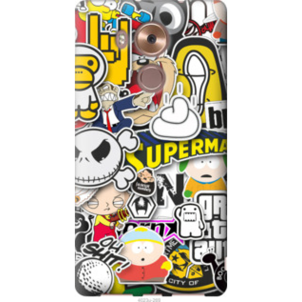 Чехол на Huawei Mate 8 Popular logos (4023u-269)