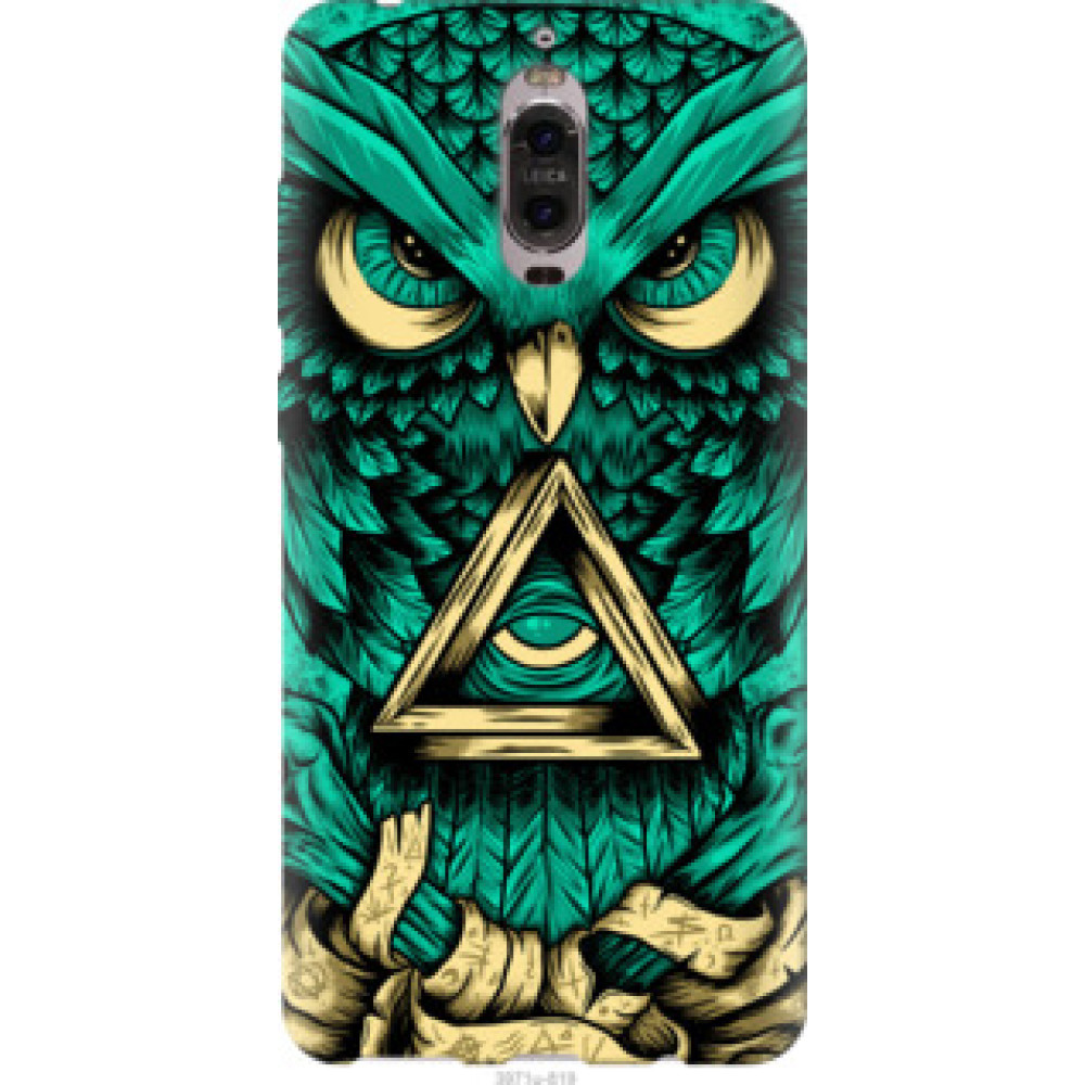 Чехол на Huawei Mate 9 Pro Сова Арт-тату (3971u-819)