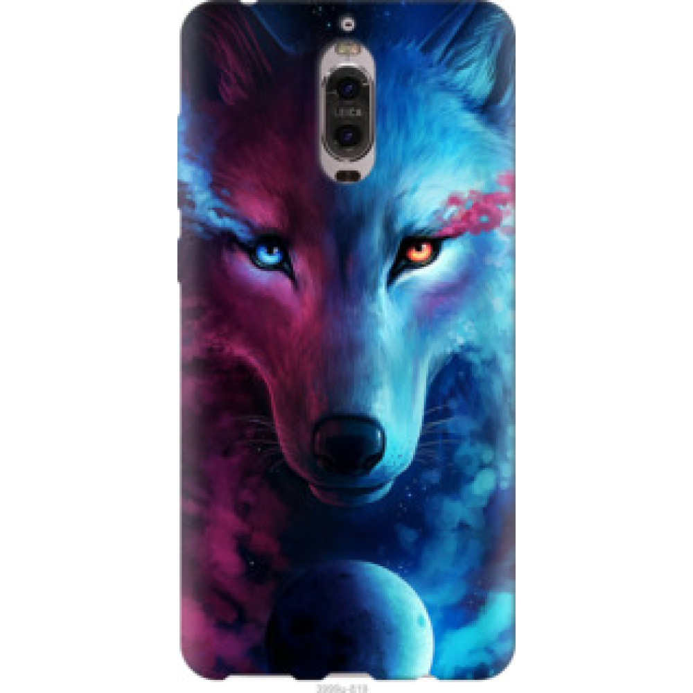 Чехол на Huawei Mate 9 Pro Арт-волк (3999u-819)
