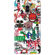 Чехол на Huawei Mate 9 Pro Many different logos (4022u-819)