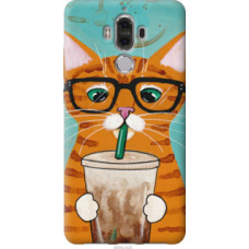 Чехол на Huawei Mate 9 Зеленоглазый кот в очках (4054u-425)