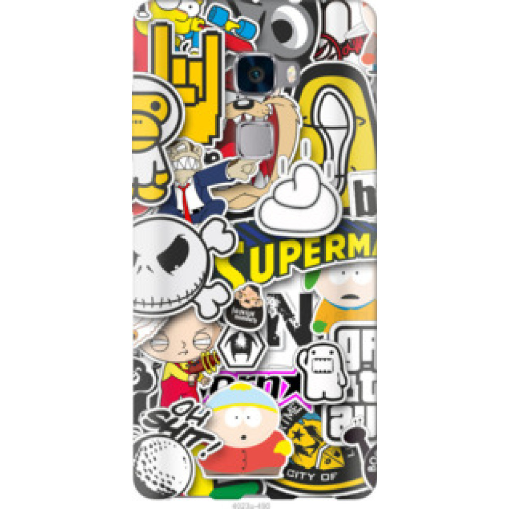 Чехол на Huawei Mate S Popular logos (4023u-490)