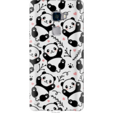 Чехол на Huawei Mate S Панды (4318u-490)