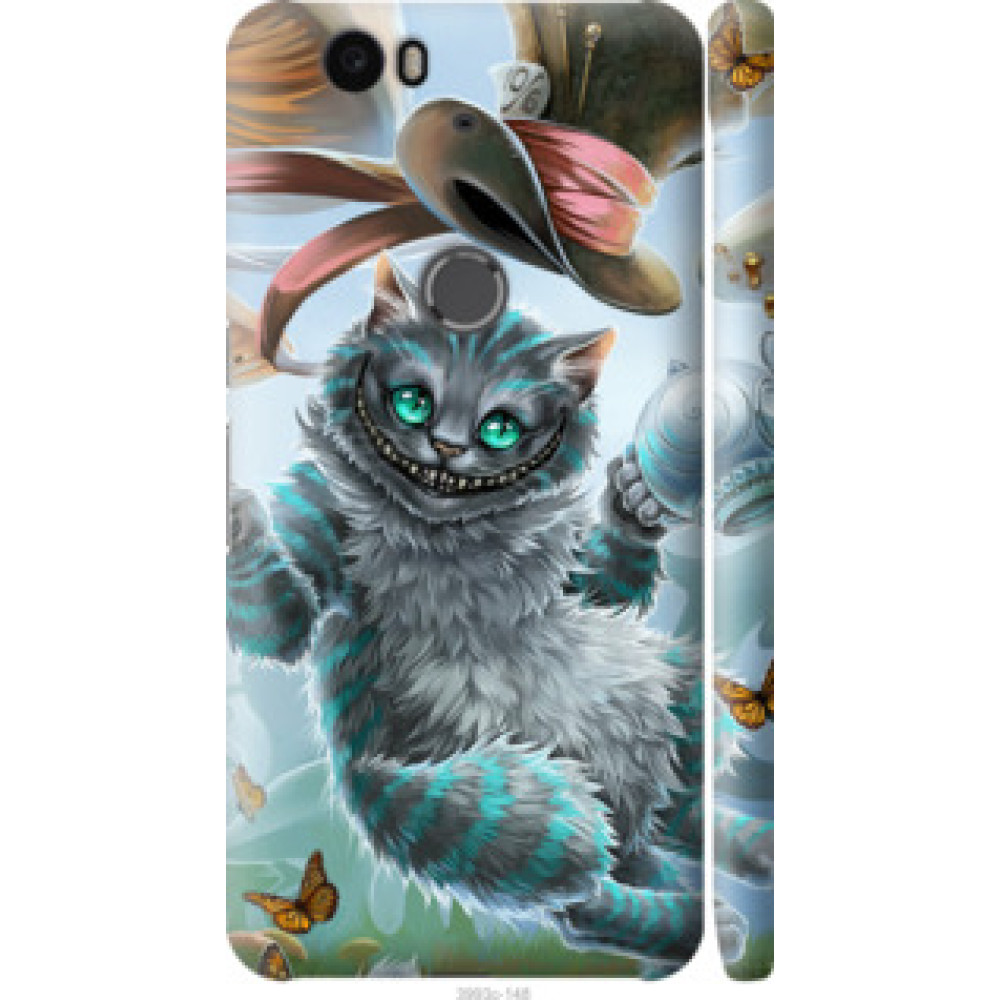 Чехол на Huawei Nexus 6P Чеширский кот 2 (3993c-148)