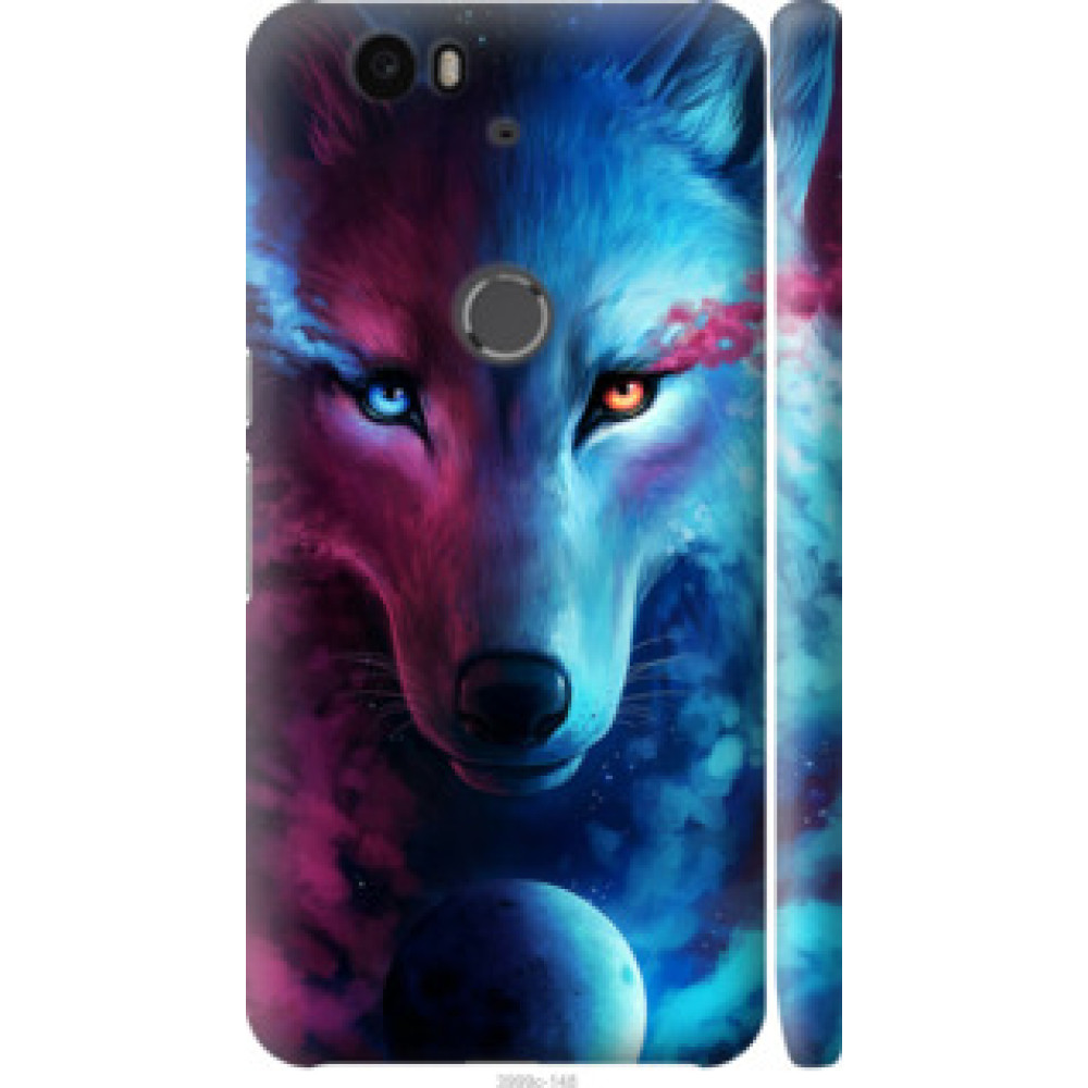 Чехол на Huawei Nexus 6P Арт-волк (3999c-148)
