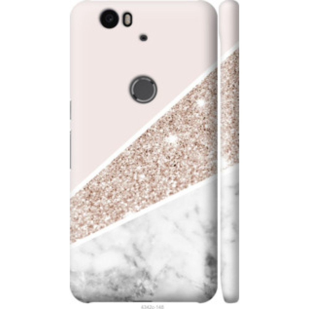 Чохол на Huawei Nexus 6P Пастельный мрамор (4342c-148)