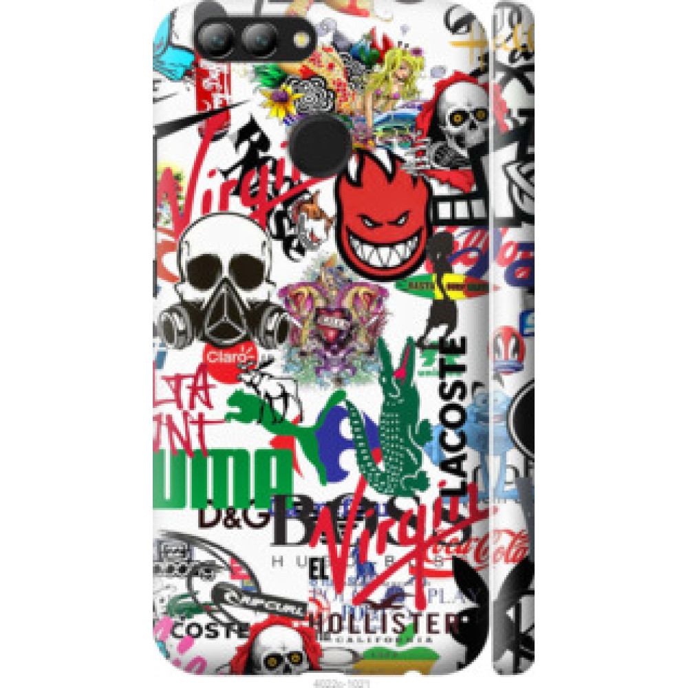 Чохол на Huawei Nova 2 Many different logos (4022c-1021)