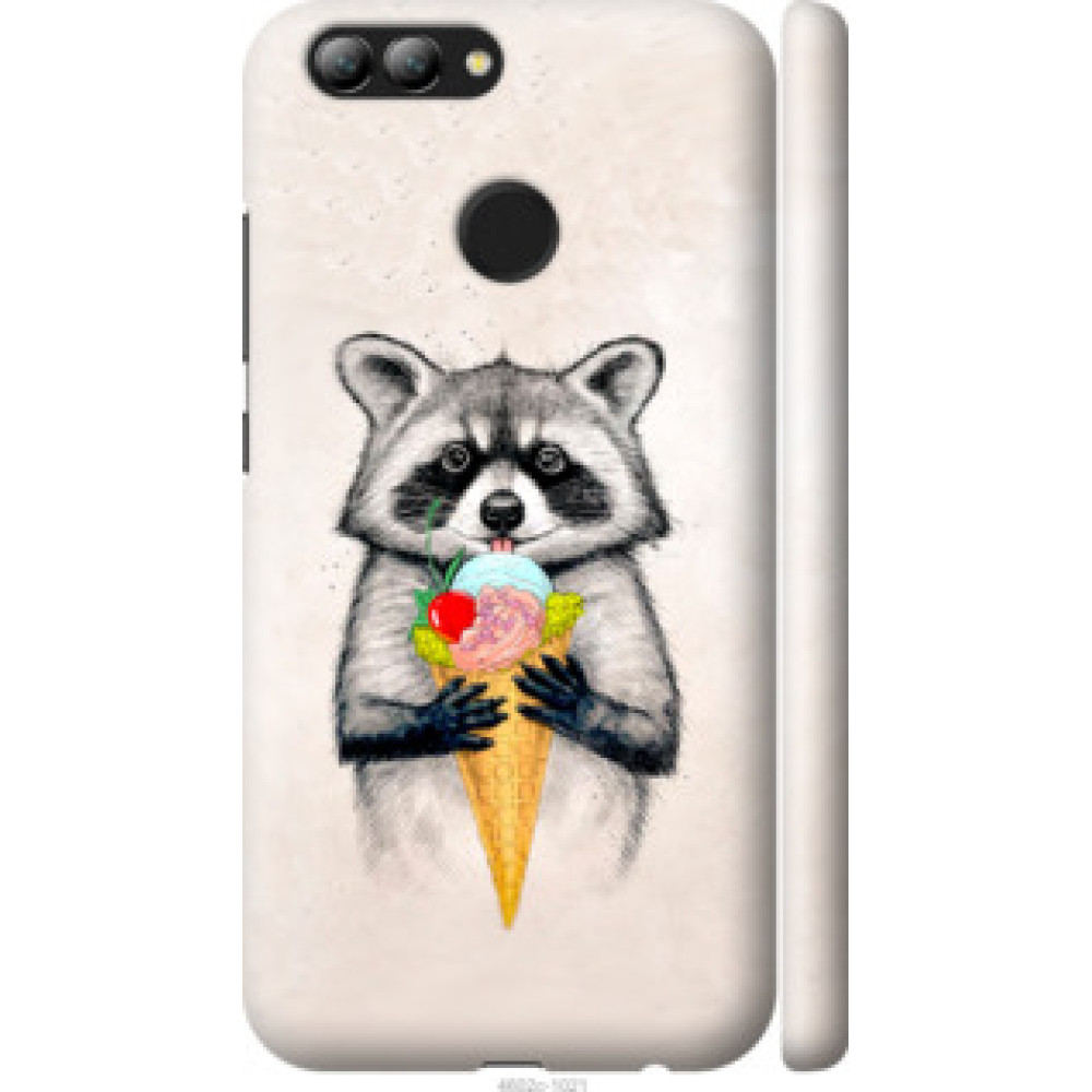 Чохол на Huawei Nova 2 Енотик с мороженым (4602c-1021)