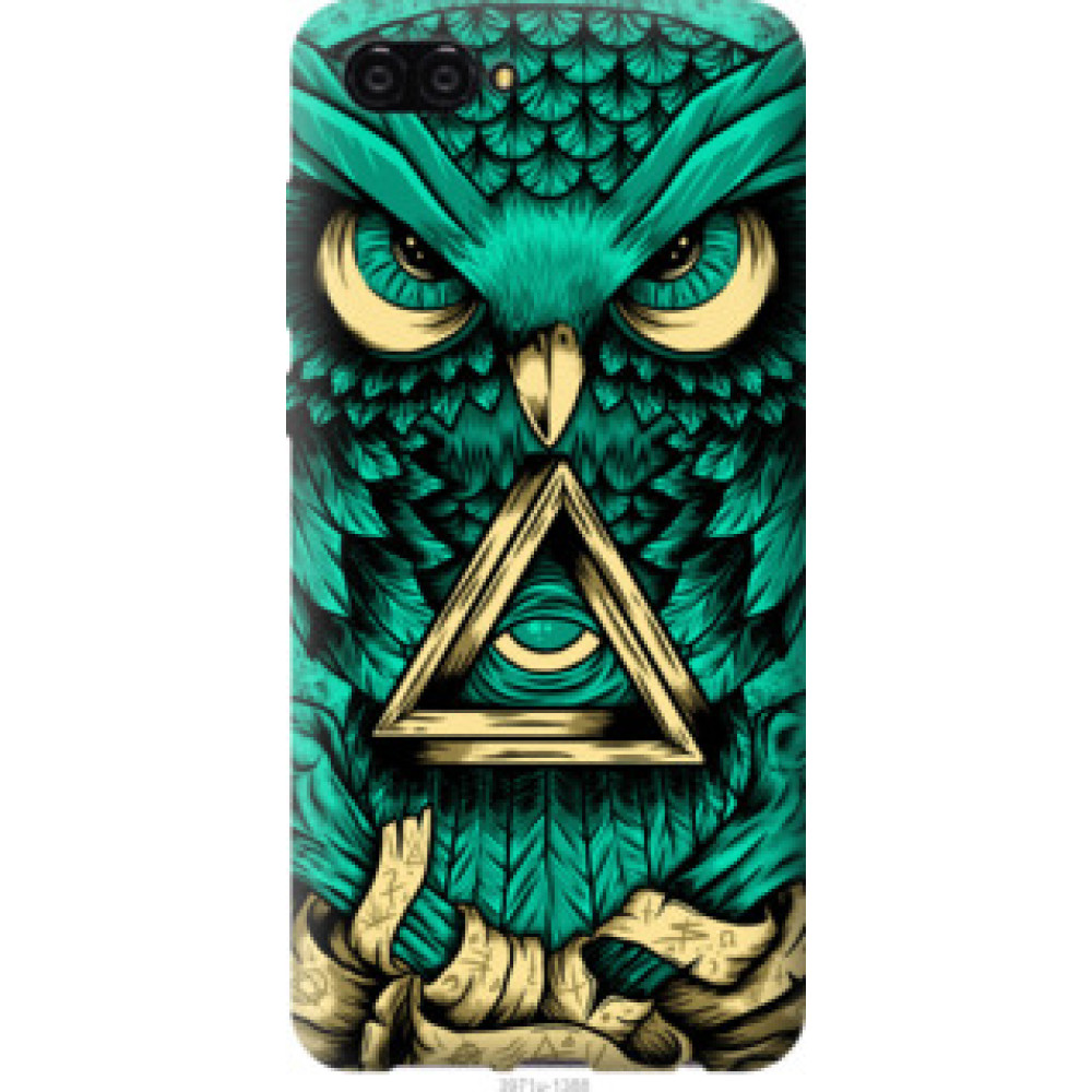 Чехол на Huawei Nova 2S Сова Арт-тату (3971u-1388)