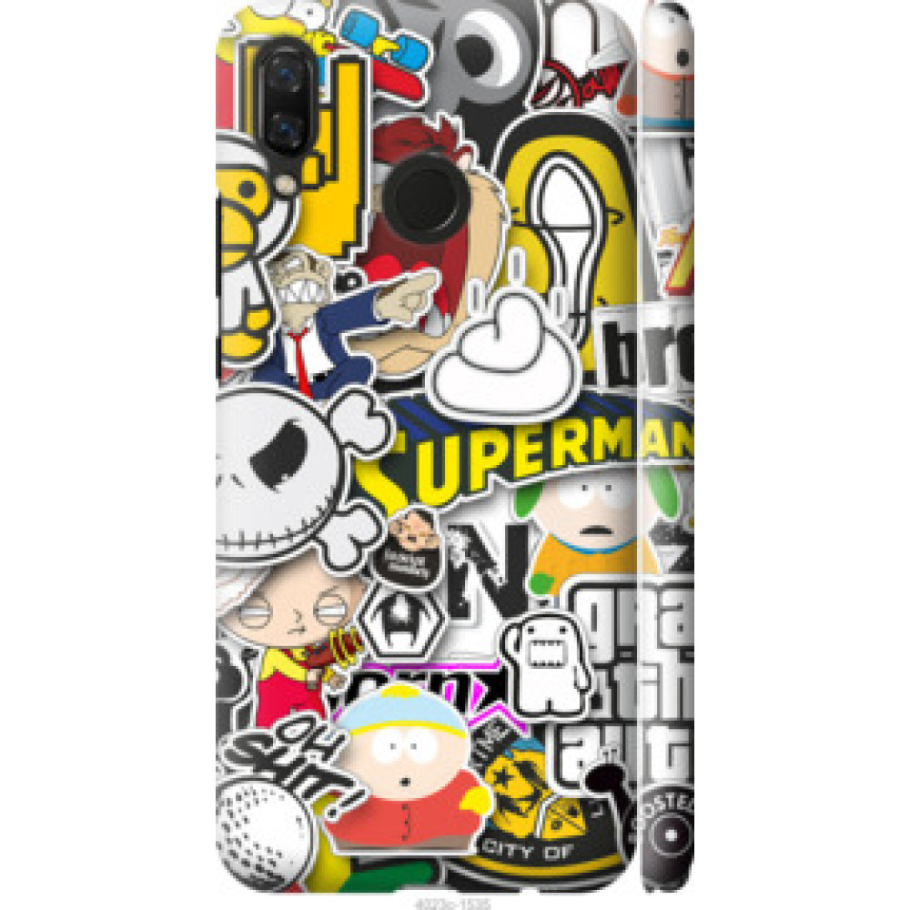 Чохол на Huawei Nova 3 Popular logos (4023c-1535)