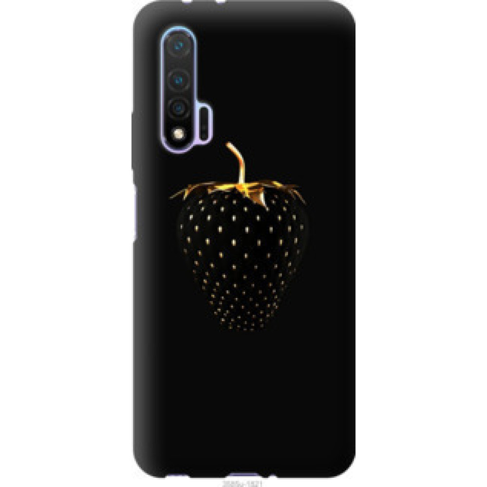 Чехол на Huawei Nova 6 Черная клубника (3585u-1821)