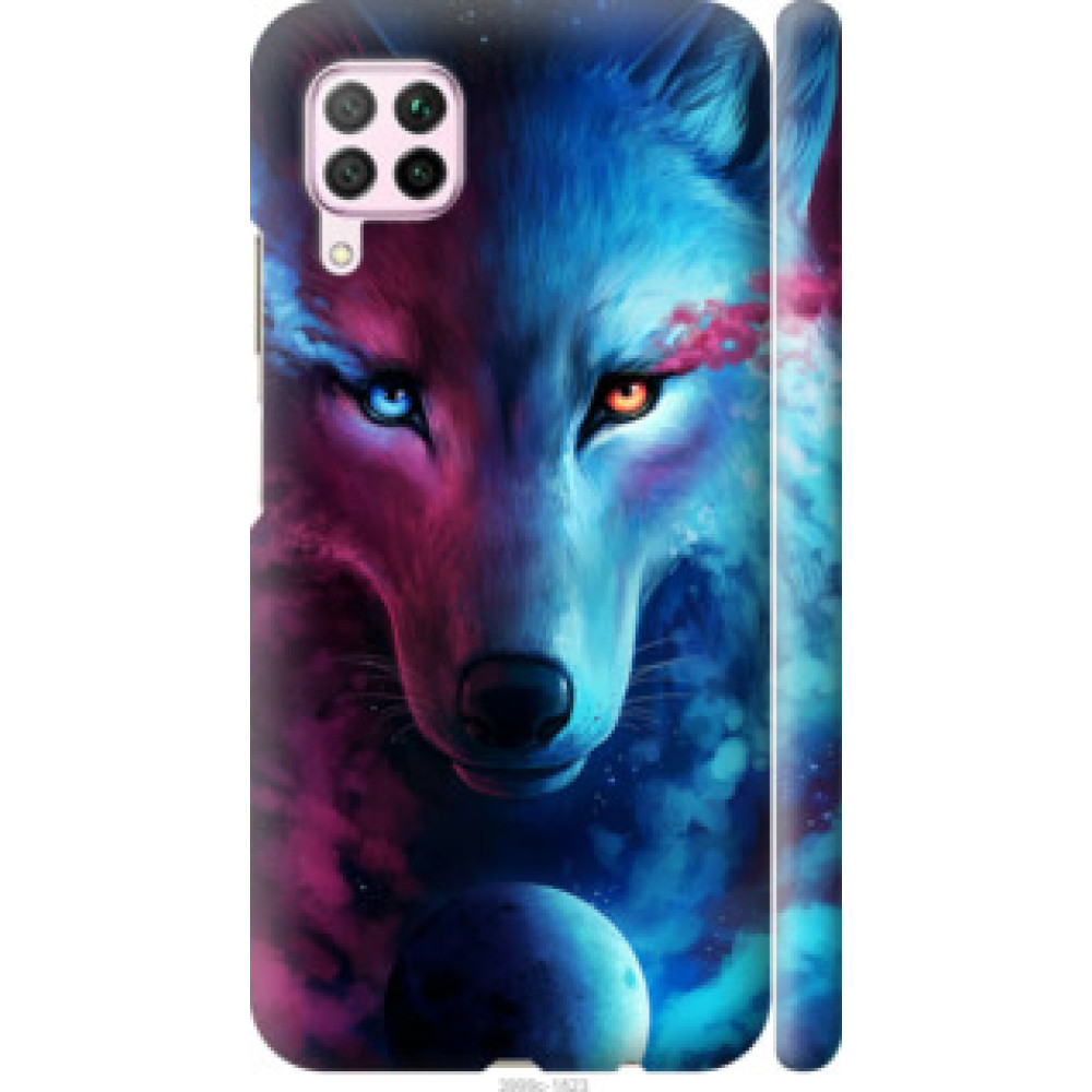 Чехол на Huawei P40 Lite Арт-волк (3999c-1887)