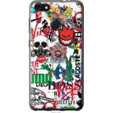 Чехол на Huawei P9 Lite mini Many different logos (4022u-1517)