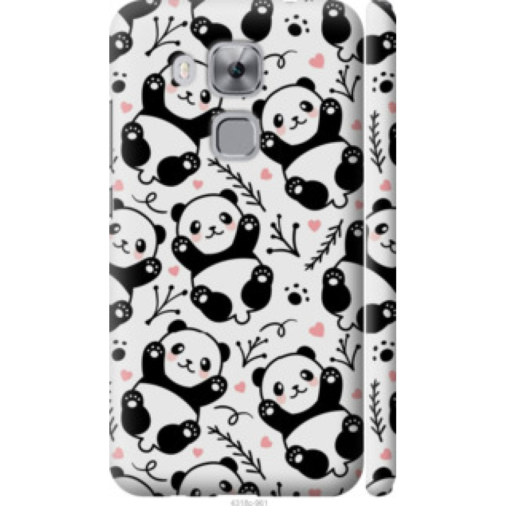 Чехол на Huawei Nova Plus Панды (4318c-961)